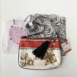 NWT BRIGHTON Glitter & Go Pouch crossbody giftbag